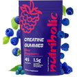 Nutriholic Monohidrato de Creatina - Sabor Frambuesas Azules - 45 Gomitas - Haz Tu Pedido