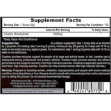 APS Nutrition Monohidrato de Creatina - 500 g - Tabla Nutricional - Haz Tu Pedido