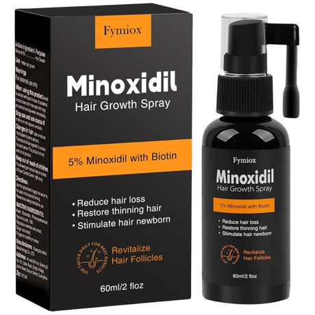 Fymiox 5% Minoxidil con Biotina para el crecimiento del Cabello - 60 ml - Haz Tu Pedido