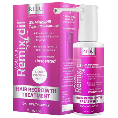 RHRI Remixidil Minoxidil 2% para mujer - 60 ml - Haz Tu Pedido