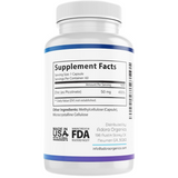 Biodora Zinc de alta Potencia 50 mg - 60 Cápsulas - Tabla Nutricional - Haz Tu Pedido