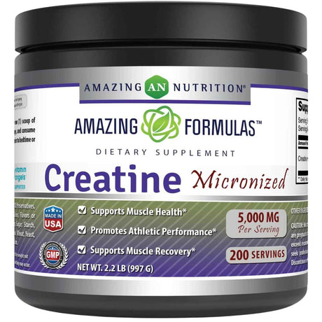 Amazing Nutrition Monohidrato de Creatina Micronizada 5000 mg - 997 g - Haz Tu Pedido