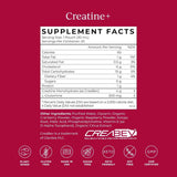 Cymbiotika Monohidrato de Creatina - Sabor Frambuesa - 30 ml - Tabla Nutricional - Haz Tu Pedido
