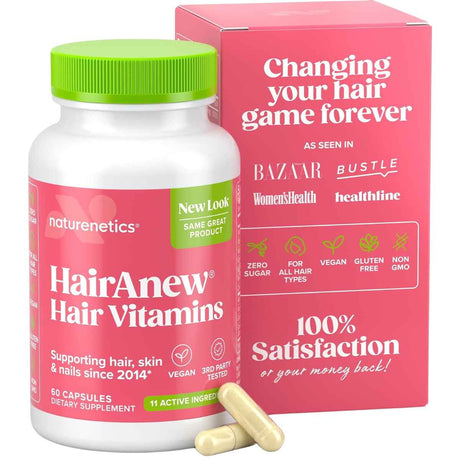 Naturenetics Vitaminas para el Crecimiento del Cabello  - 60 Cápsulas - Haz Tu Pedido