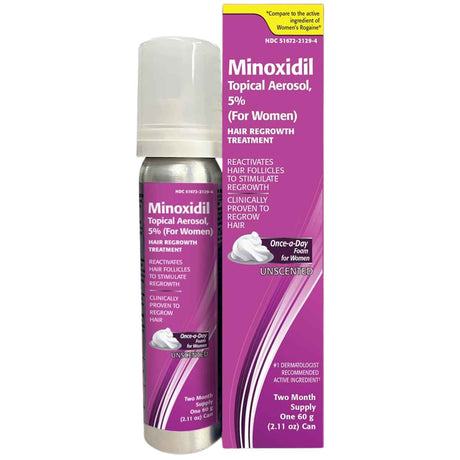 Taro Minoxidil Espuma en Aerosol Topico - 60 g - Haz Tu Pedido