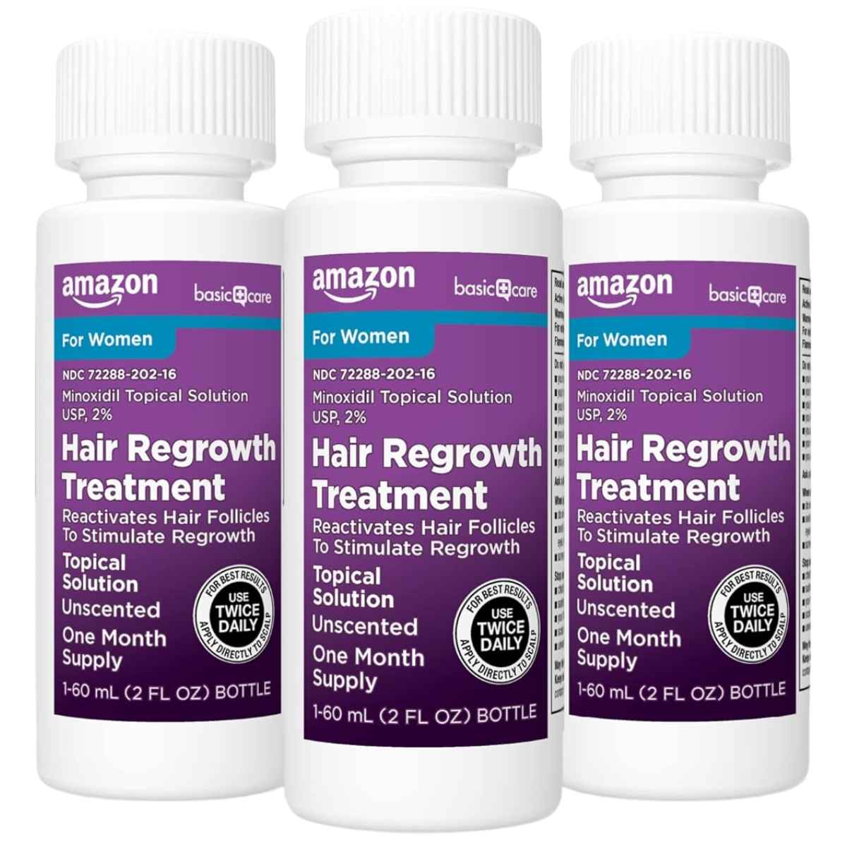 Amazon Basic Care Minoxidil para Mujer - 60 ml - Haz Tu Pedido