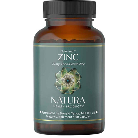Natura Health Products Suplemento Alimenticio de Zinc 25 mg - 60 Cápsulas - Haz Tu Pedido