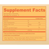 Nutriholic Monohidrato de Creatina - Sabor Naranja - 45 Gomitas - Tabla Nutricional - Haz Tu Pedido