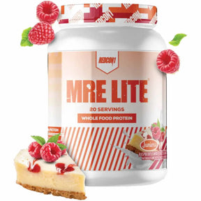 Redcon1 MRE LITE proteina polvo - Sabor Tarta de queso con remolino de frambuesa - 560 g - 20 Servicios Haz Tu Pedido
