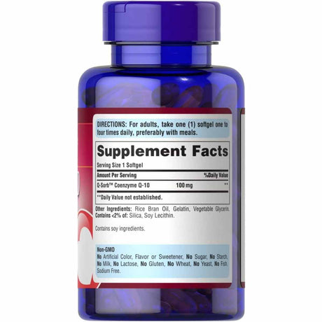 Puritans Pride CoQ10 - 100 mg - Haz Tu Pedido