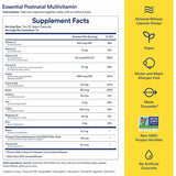 Descubre el Multivitamínico Postnatal de Ritual para el período posparto y la lactancia. Formulado con vitaminas y minerales clave para apoyar la inmunidad y la salud cerebral durante este período crucial.