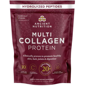 Ancient Nutrition Multi Collagen Protein 35.6 oz - sobre de 100 porciones