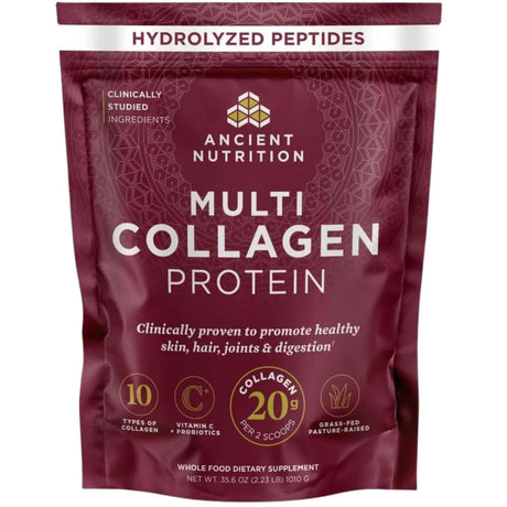 Ancient Nutrition Multi Collagen Protein 35.6 oz - sobre de 100 porciones
