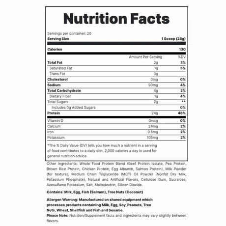 Redcon1 MRE LITE proteina polvo - Sabor Tarta de queso con remolino de frambuesa - 560 g - 20 Servicios - Tabla Nutricional - Haz Tu Pedido
