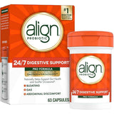 Frasco de suplemento Align - Bifidobacterium longum 35624 10 mg 63 cápsulas