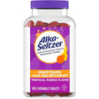 Frasco de suplemento Alka-Seltzer Chews Sabor Tropical Punch 180 tabletas masticables