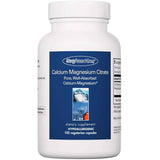 Frasco de Allergy Research Group Citrato de calcio y magnesio, 100 cápsulas vegetarianas