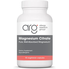 Allergy Research Group citrato de magnesio, 90 cápsulas