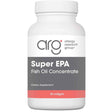 Frasco frontal de Allergy Research Group Super EPA con 60 cápsulas blandas.