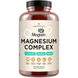 Frasco frontal de Amandean Complejo de magnesio con Magtein, presentación de 90 cápsulas vegetales.