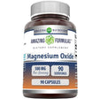 Amazing Formulas Óxido de magnesio 500 mg - 90 cápsulas - vista frontal