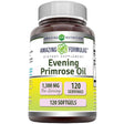 Amazing Nutrition aceite de onagra 1300 mg, frasco de 120 cápsulas blandas