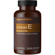 Frasco de suplemento Amazon Elements Vitamina E 100 cápsulas blandas