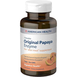 Frasco de suplemento American Health Enzima de Papaya Original 45 mg 250 tabletas