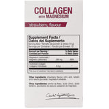 Información del suplemento de Ana María Lajusticia colágeno con magnesio en sobres sabor fresa, con 6,9 g de colágeno y 286 mg de magnesio por porción