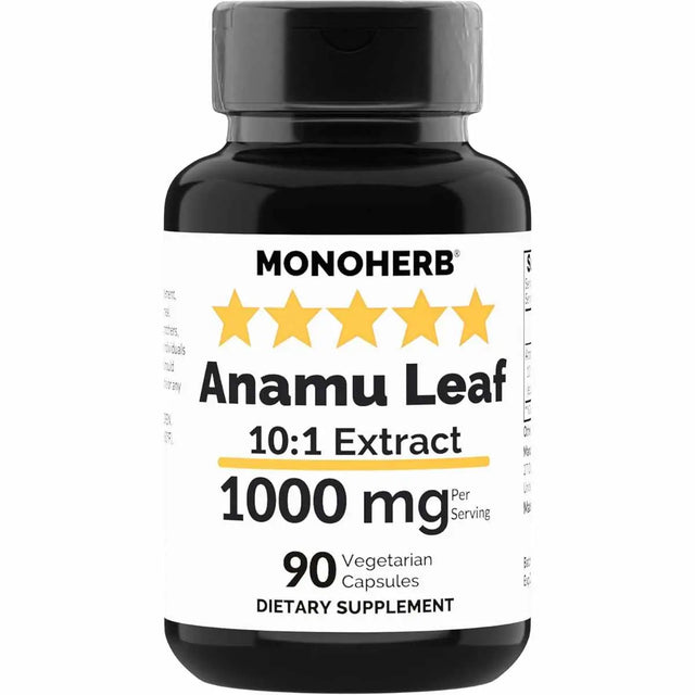 Anamu 1000 mg de Monoherb - Suplemento en cápsulas para apoyo herbal