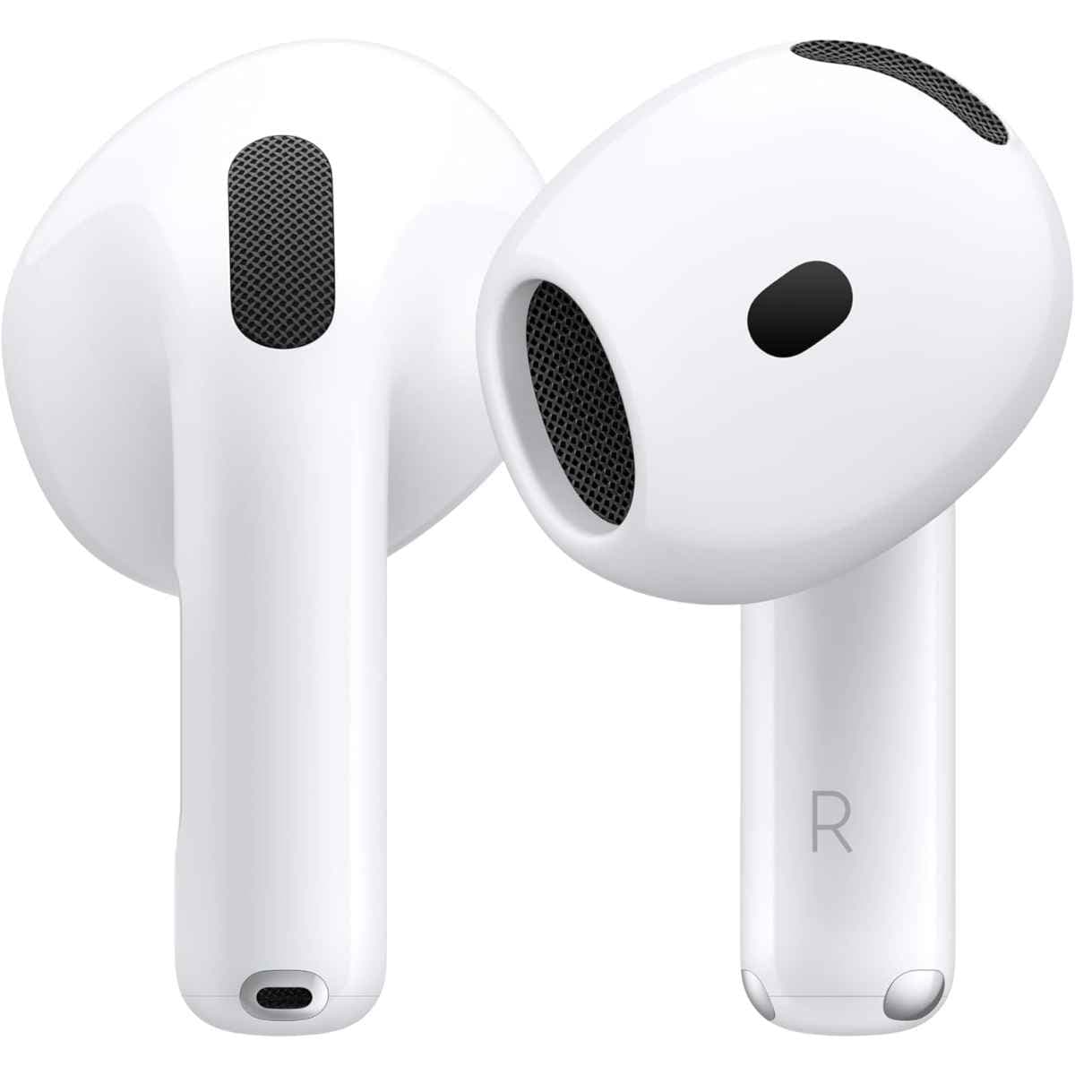 Apple AirPods 4 blancos en vista de detalle