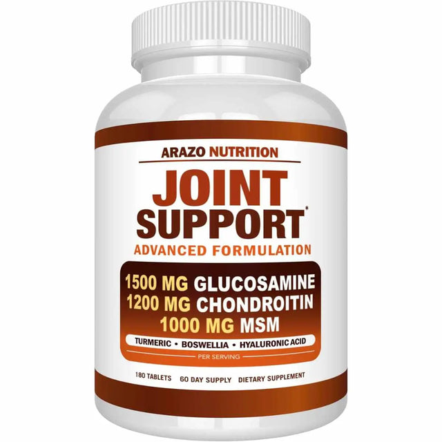 Glucosamina, Condroitina y MSM - Suplemento Avanzado para Articulaciones - 180 Cápsulas