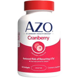 Frasco de suplemento AZO Arándano Rojo 500 mg 100 Cápsulas blandas