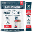 Empaque del producto Bare Bones Caldo de Huesos de Res Instantáneo 16 Sobres.