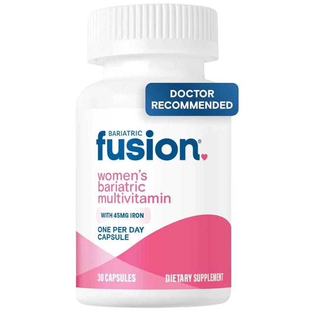 Frasco de suplemento Bariatric Fusion Multivitamínico Bariátrico para Mujer 30 cápsulas