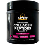 Frasco de Bayter Nutrition péptidos de colágeno hidrolizado tipos I y III 10 g, presentación de 300 g