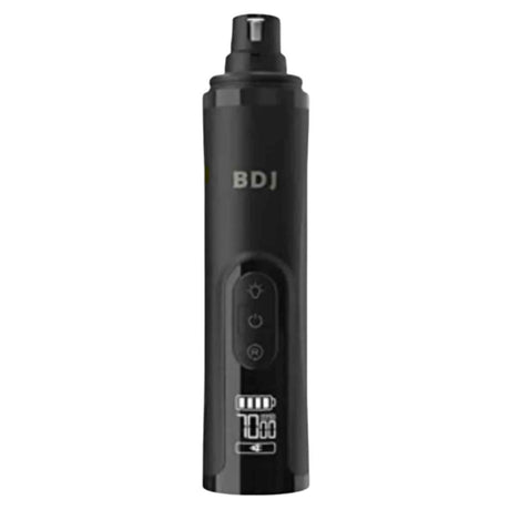 Limador eléctrico de uñas BDJ negro con pantalla LCD y controles frontales