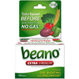 Frasco de suplemento Beano Alfa-galactosidasa 100 tabletas