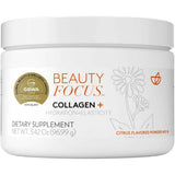 Frasco de suplemento Beauty Focus Colágeno con Luteína Citrus 97 g