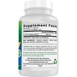 Tabla nutricional del suplemento Best Naturals N-Acetil Cisteína 600 mg 120 cápsulas