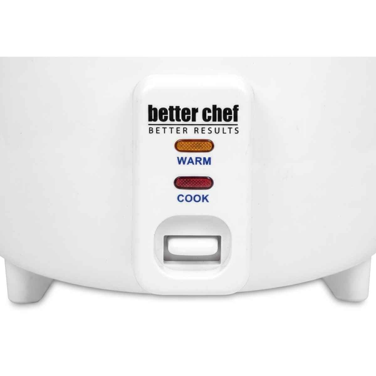 Controles de cocción y mantenimiento de calor de la arrocera Better Chef IM-10-SS