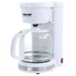 Cafetera blanca Better Chef IM-115W de 12 tazas con jarra de vidrio