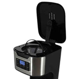 Compartimiento superior abierto de la cafetera Better Chef IM-128S