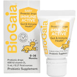 Frasco de suplemento BioGaia Probiótico L. reuteri DSM 17938 5 ml gotas