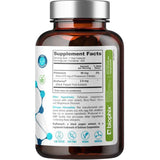 Tabla nutricional del suplemento biophix Citrato de Potasio 275 mg 300 cápsulas