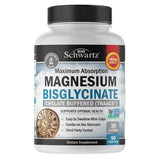 BioSchwartz bisglicinato de magnesio TRAACS, frasco de 90 cápsulas vegetales