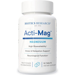 Biotics Research Acti-Mag magnesio en tabletas, 90 tabletas