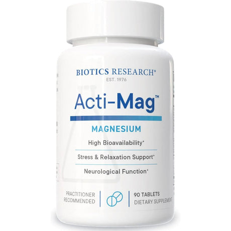 Biotics Research Acti-Mag magnesio en tabletas, 90 tabletas