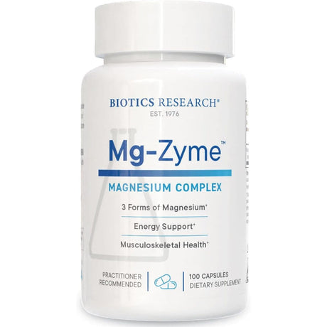 Biotics Research Mg-Zyme complejo de magnesio, 100 cápsulas