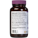Etiqueta posterior de Bluebonnet bisglicinato de magnesio quelado Albion, 120 cápsulas vegetales